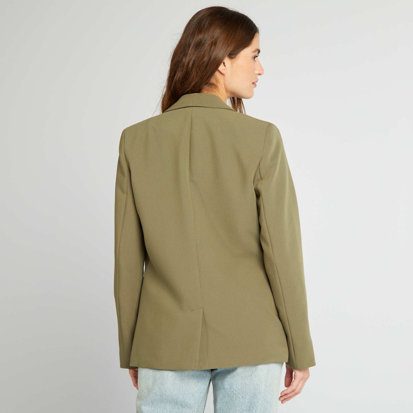 Mid-length blazer KHAKI