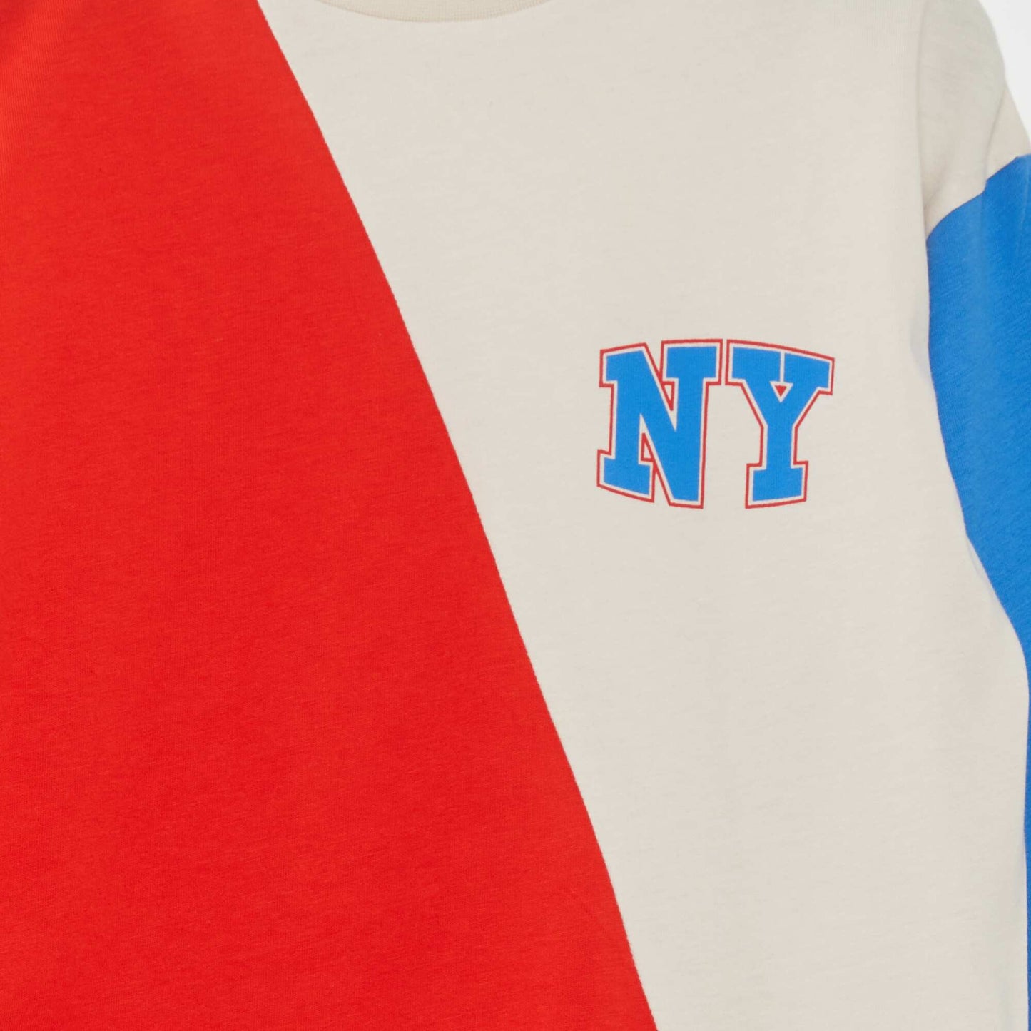 'New York' long-sleeved T-shirt WHITE
