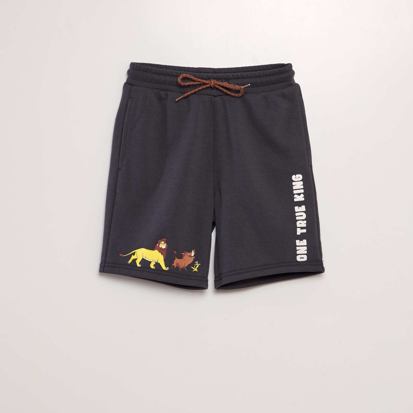 Fine sweatshirt fabric 'Mufasa' shorts GREY