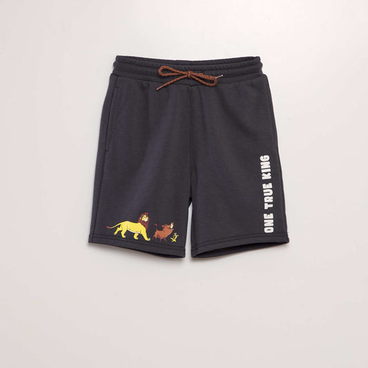 Fine sweatshirt fabric 'Mufasa' shorts GREY