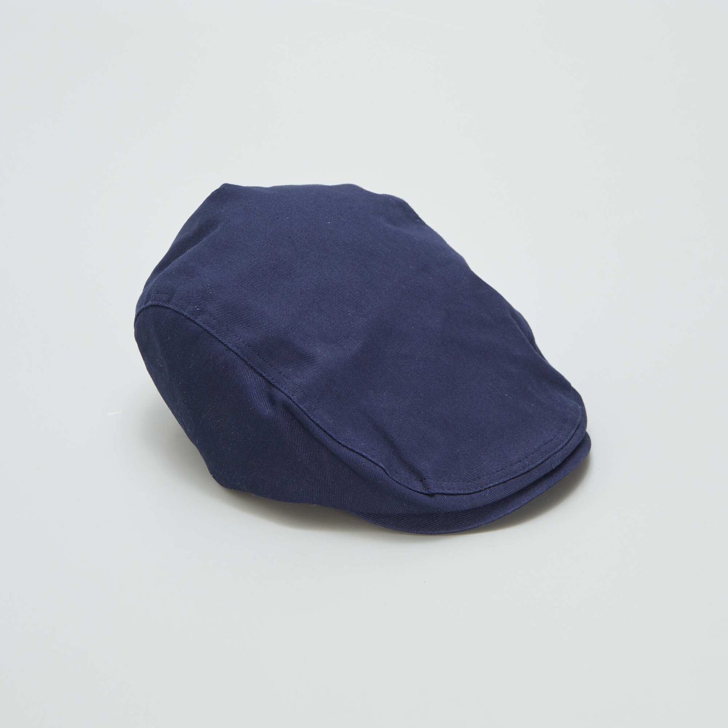 Plain baker boy-style beret BLUE
