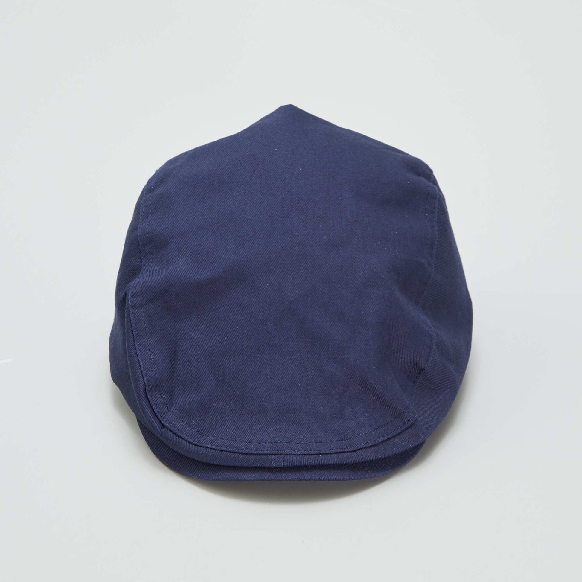 Plain baker boy-style beret BLUE