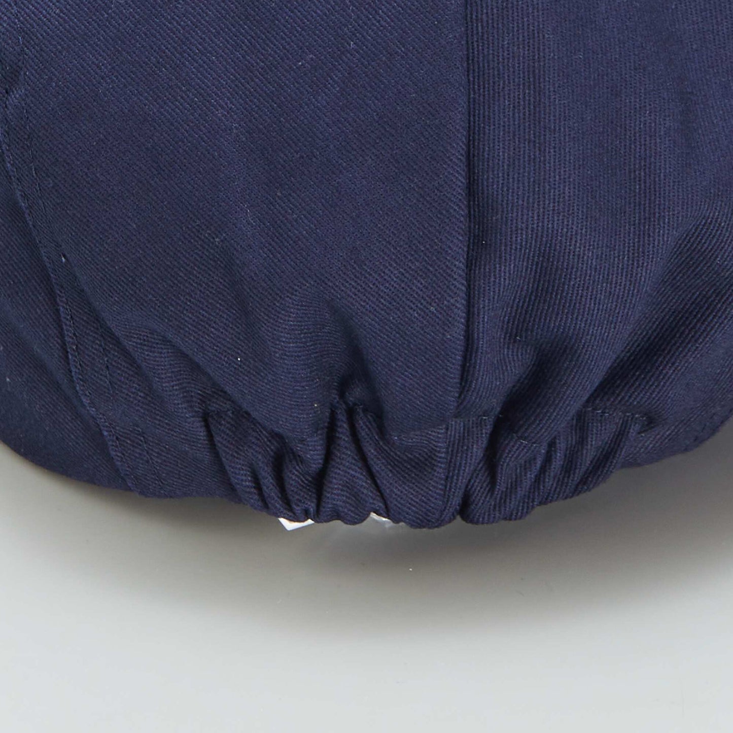 Plain baker boy-style beret BLUE