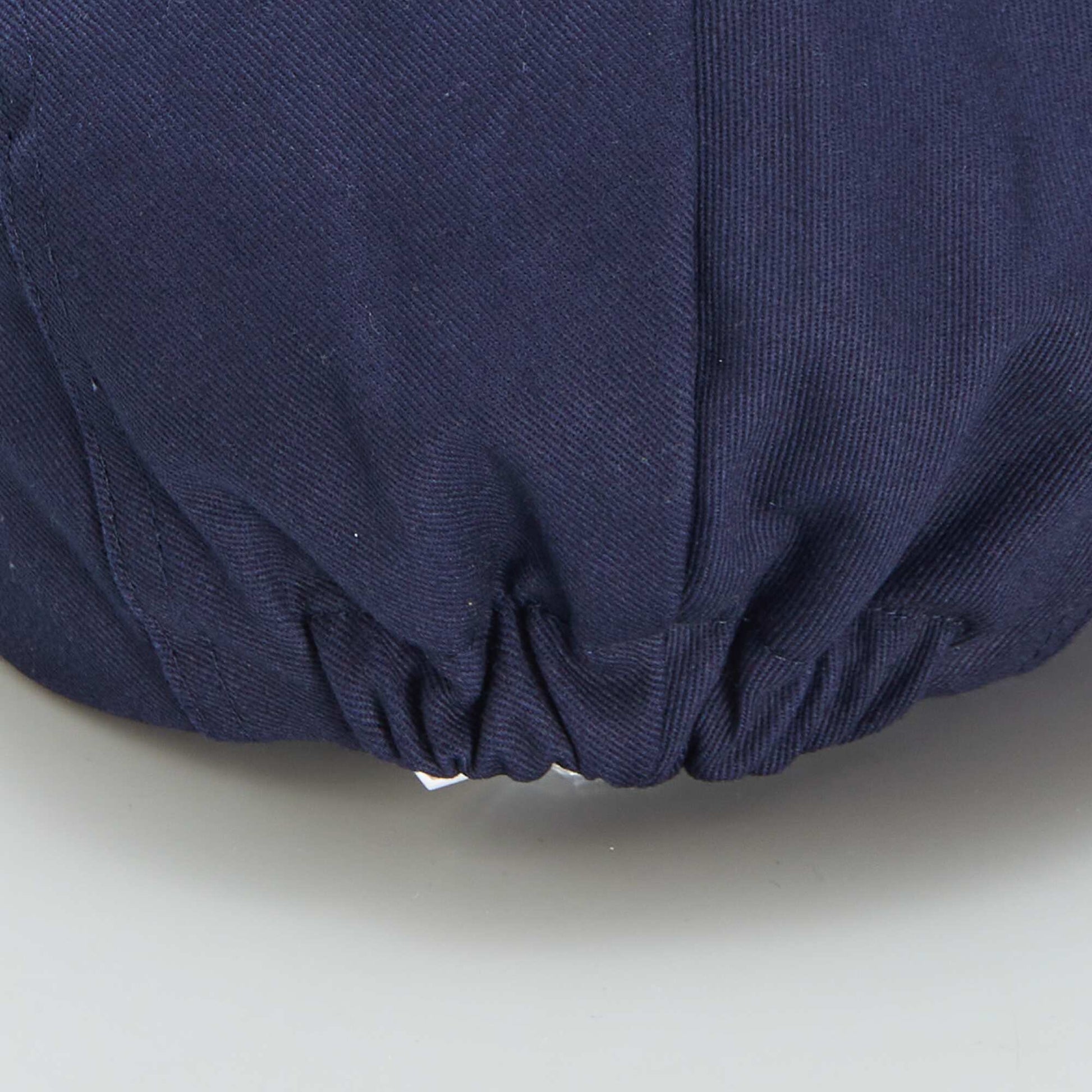 Plain baker boy-style beret BLUE