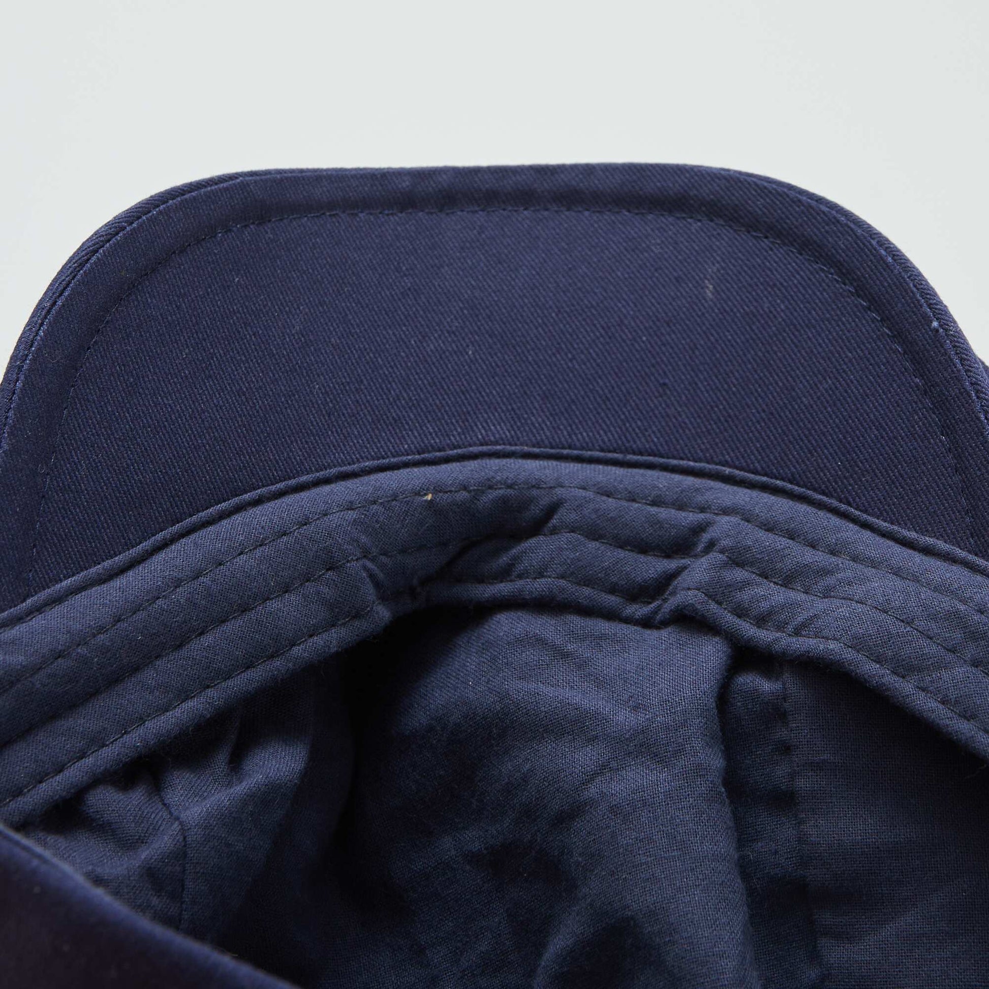 Plain baker boy-style beret BLUE