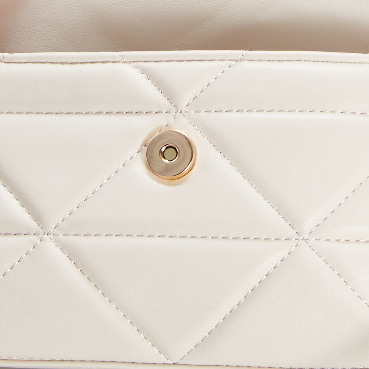 Quilted shoulder bag WHITE