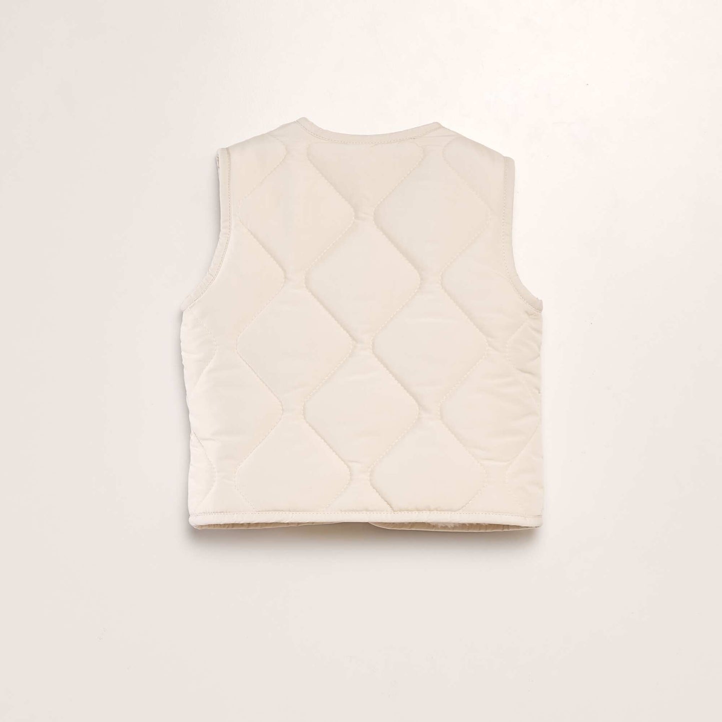 Two-in-one quilted jacket WHITE