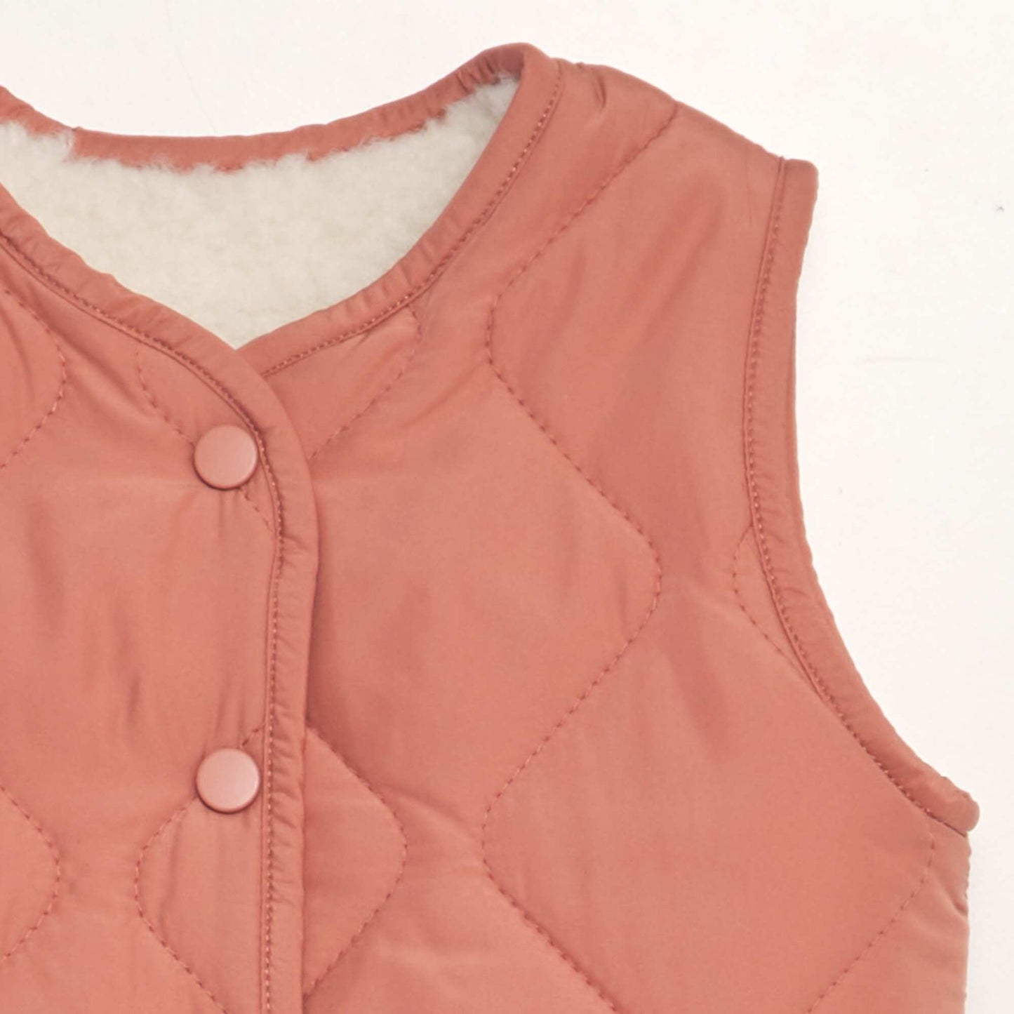 Two-in-one quilted jacket PINK