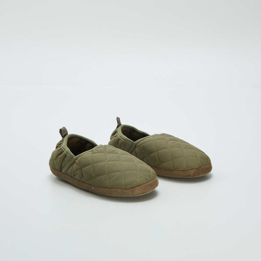 Closed slippers GREEN