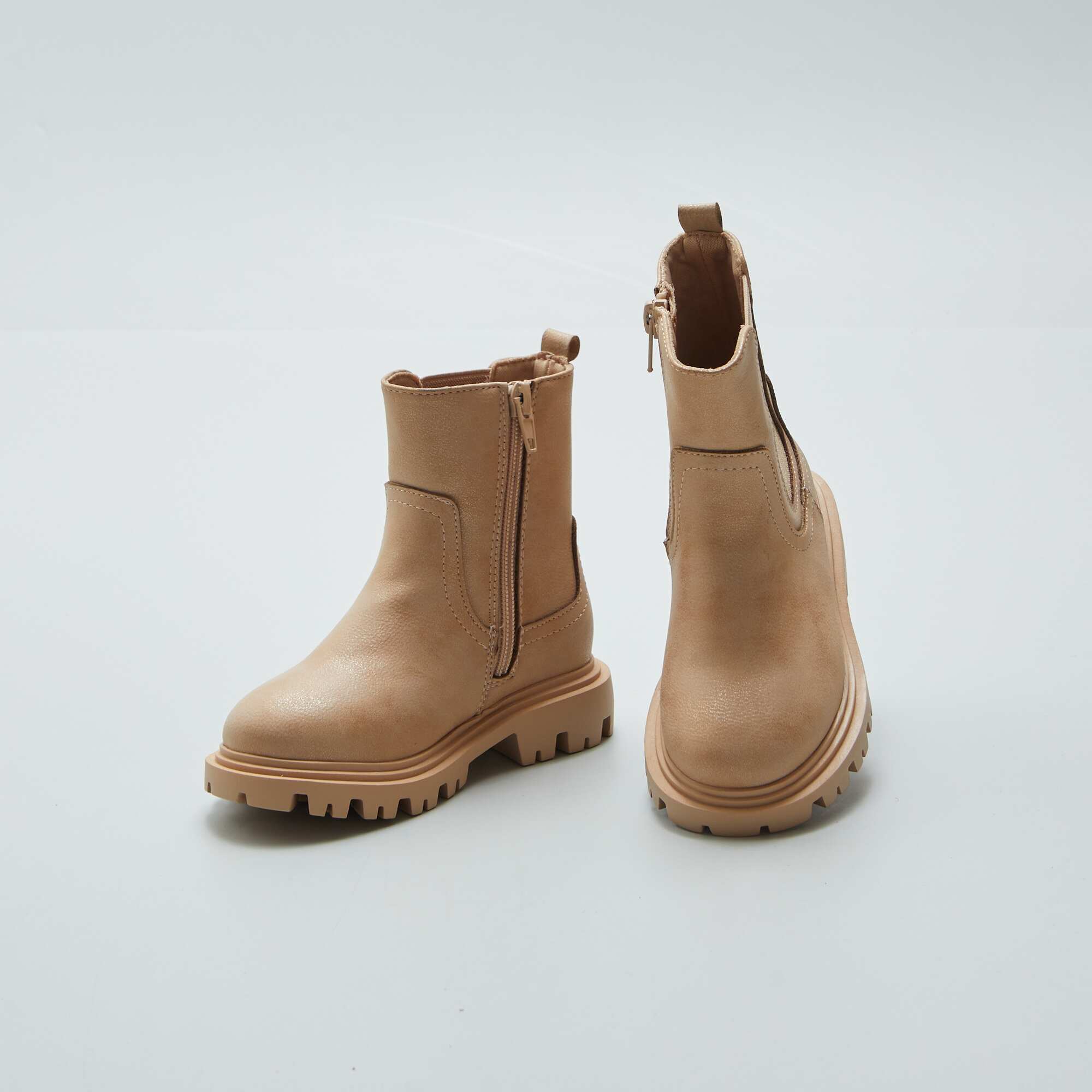 Kiabi | Chelsea boots with notched sole BROWN | Saudi Arabia