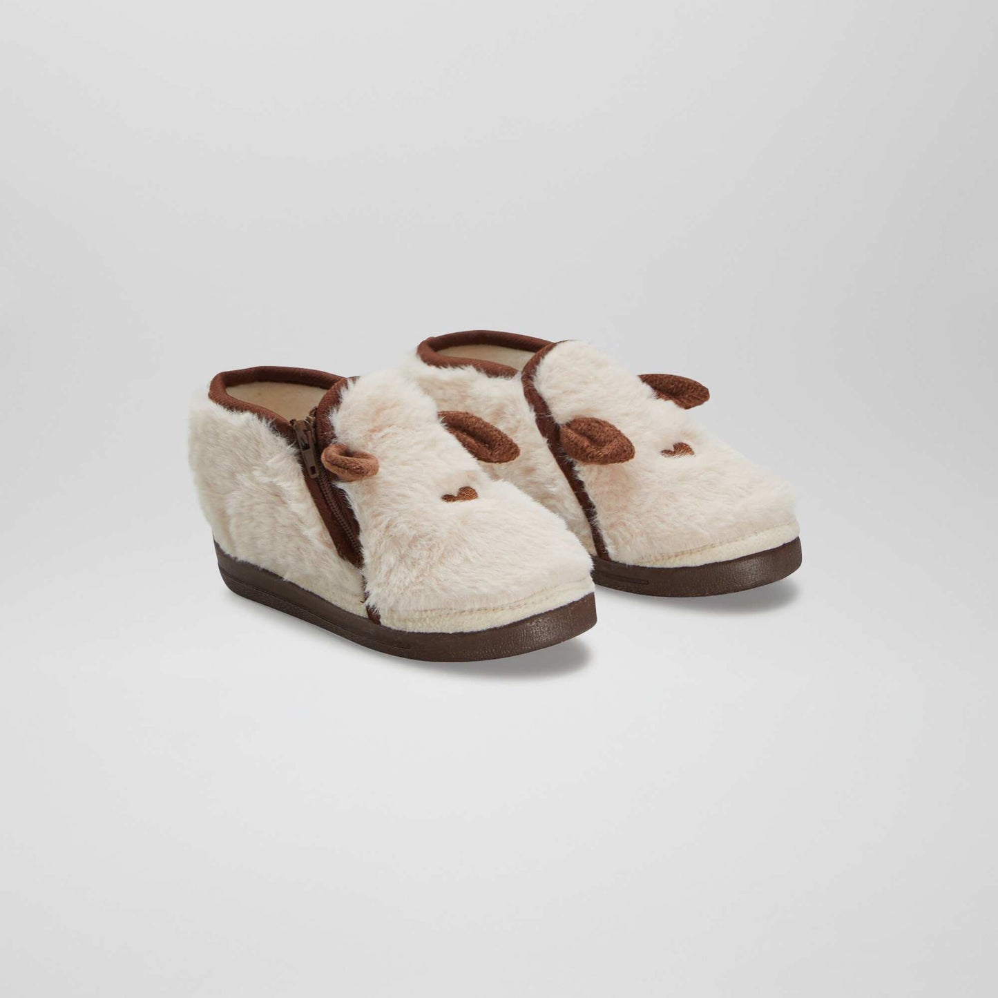 Rabbit slippers BROWN