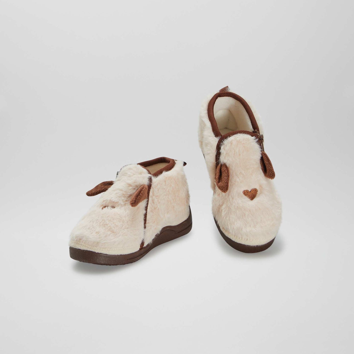 Rabbit slippers BROWN