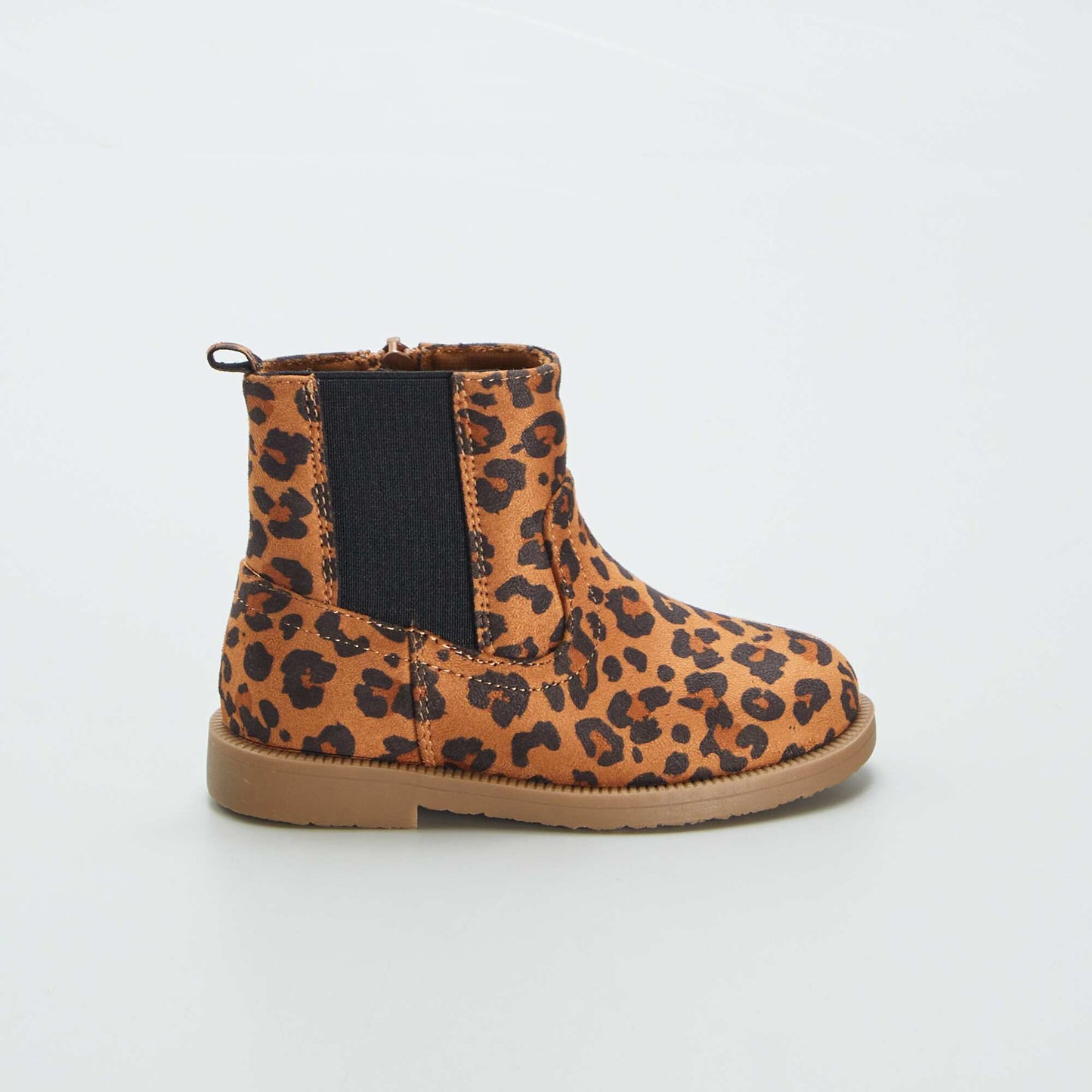 Leopard print Chelsea boots BROWN