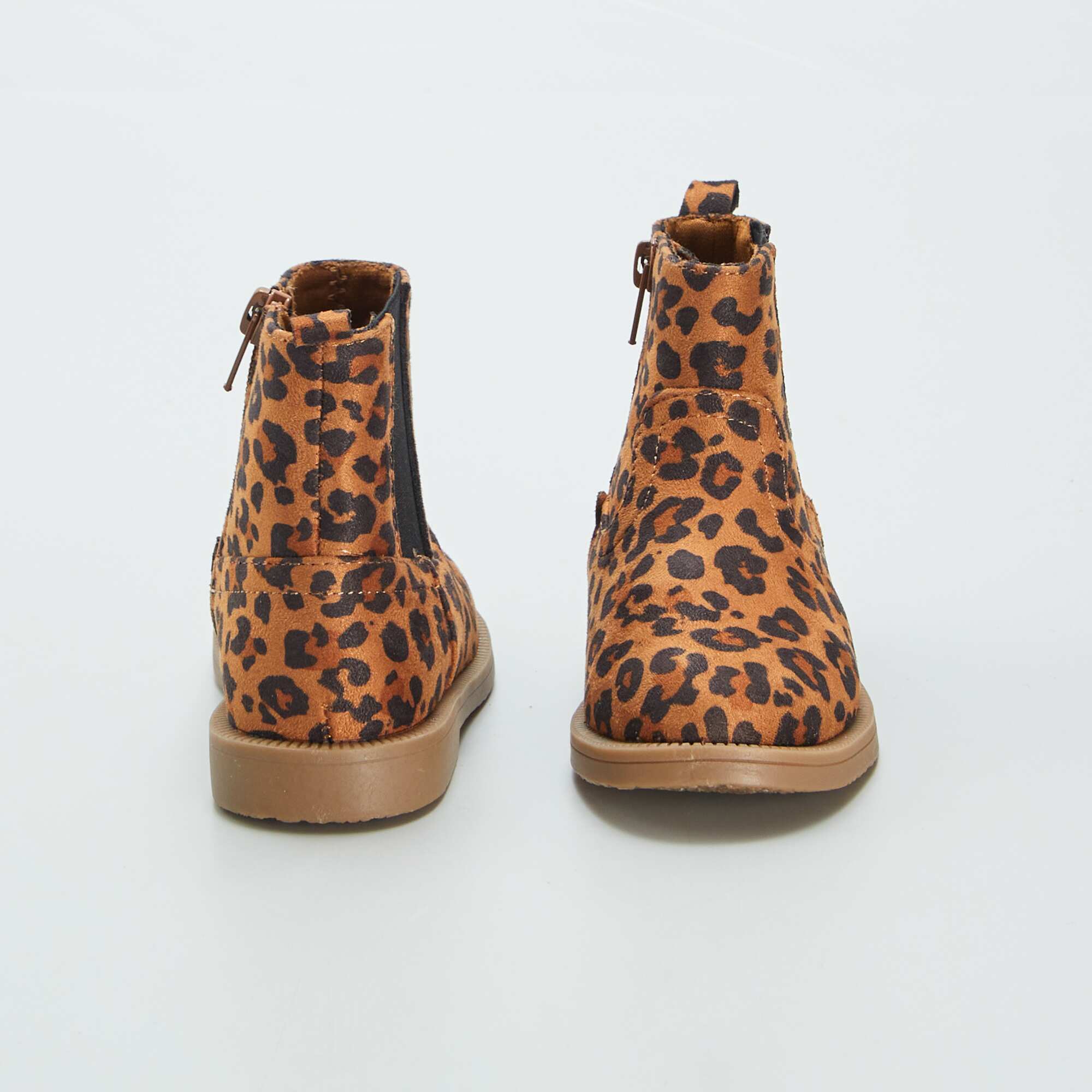 Brown leopard print boots hotsell