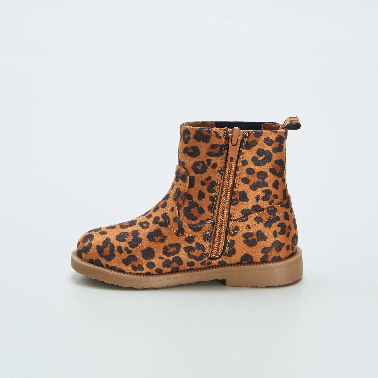 Leopard print Chelsea boots BROWN