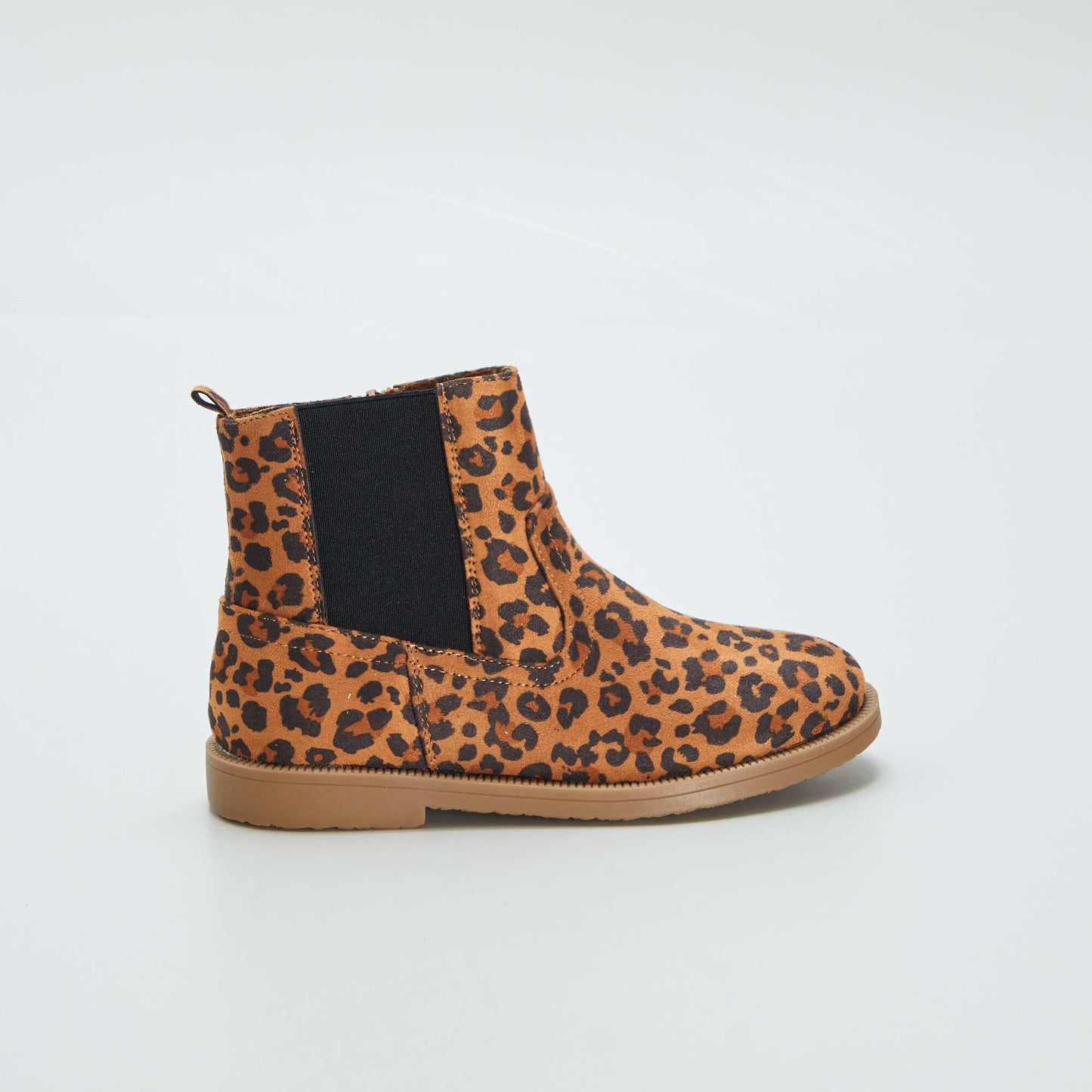 Leopard print Chelsea boots BROWN