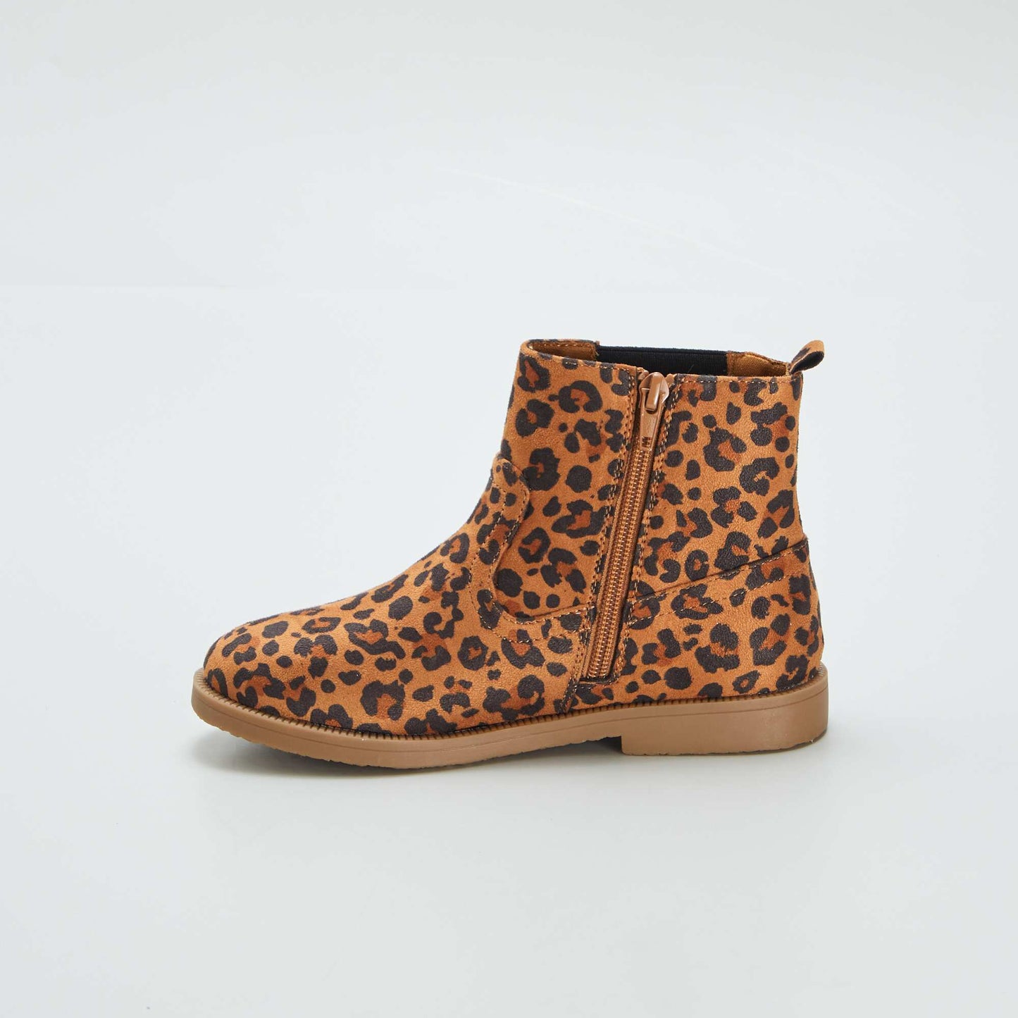 Leopard print Chelsea boots BROWN