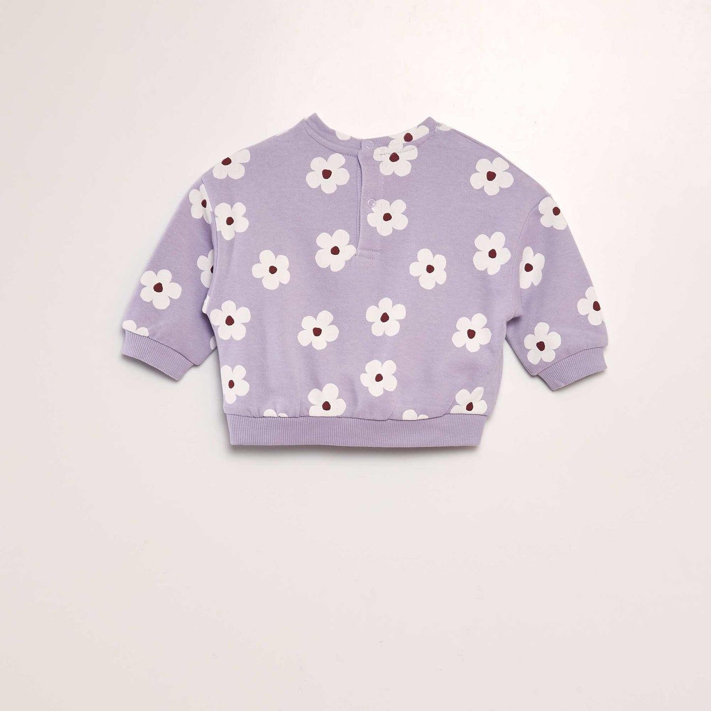 Patterned sweatshirt PURPLE