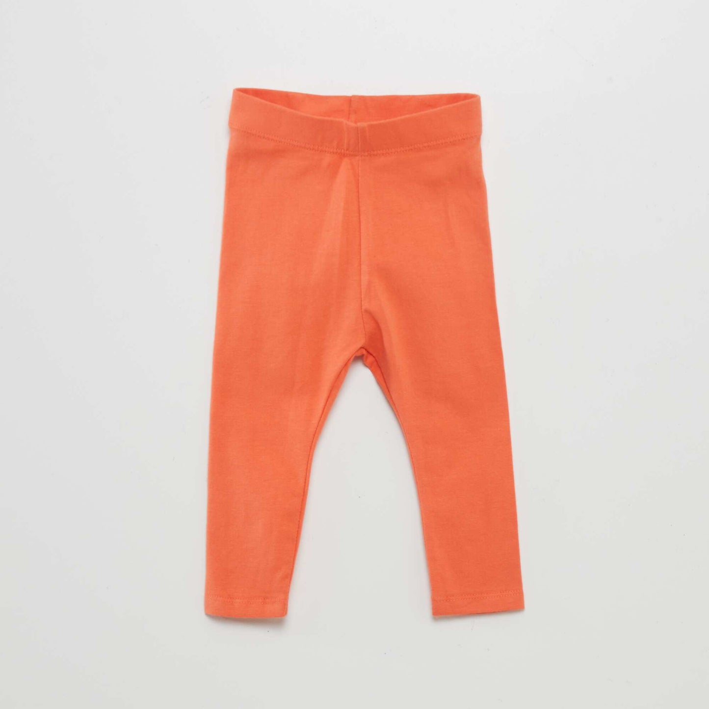 Pack of 2 long leggings ORANGE