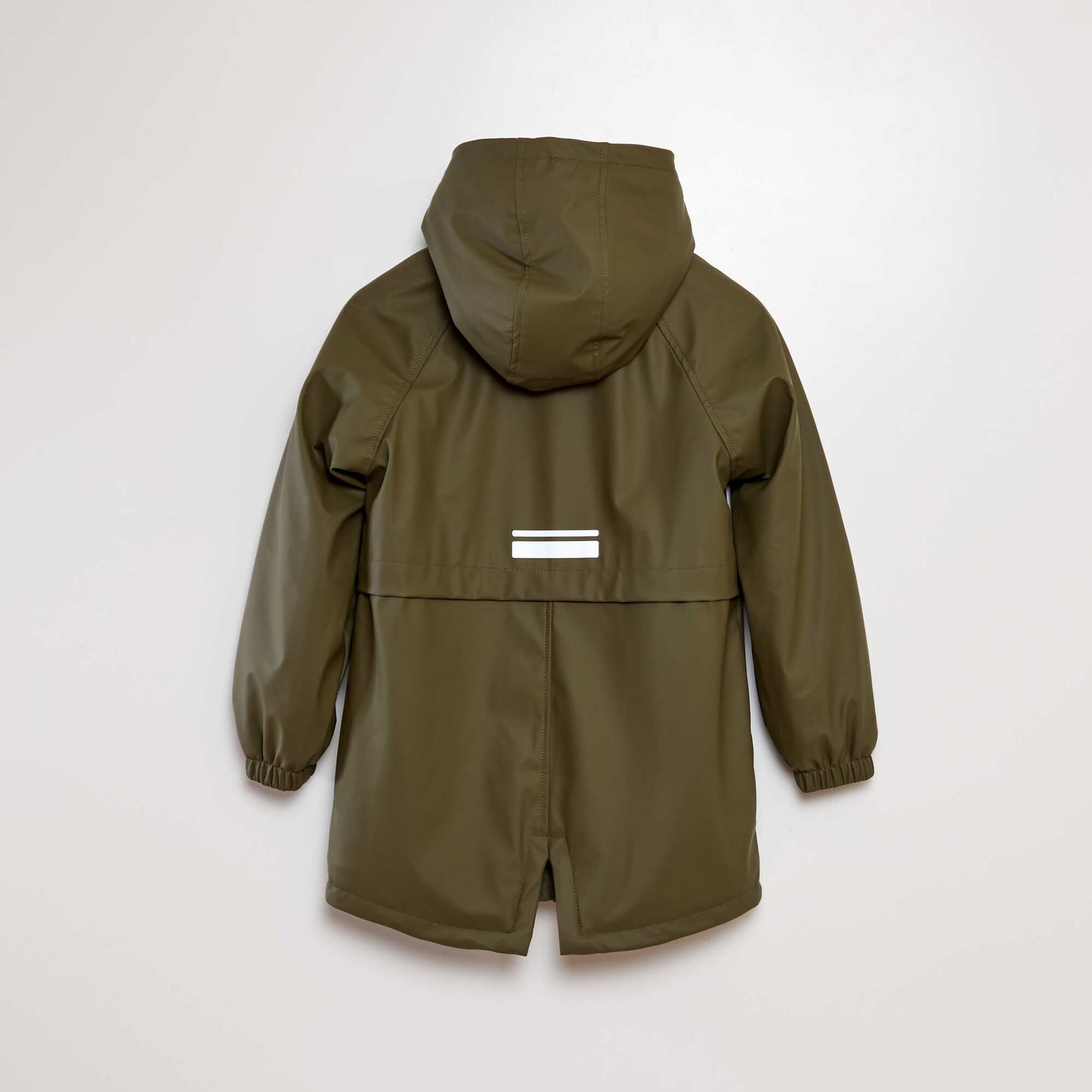 Mid-length parka with sherpa lining KHAKI