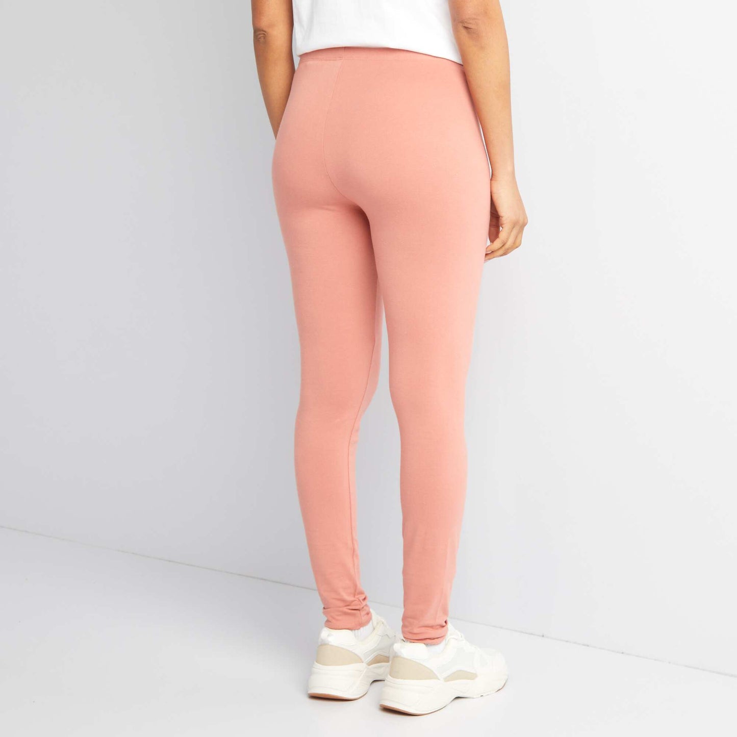 Long basic leggings PINK