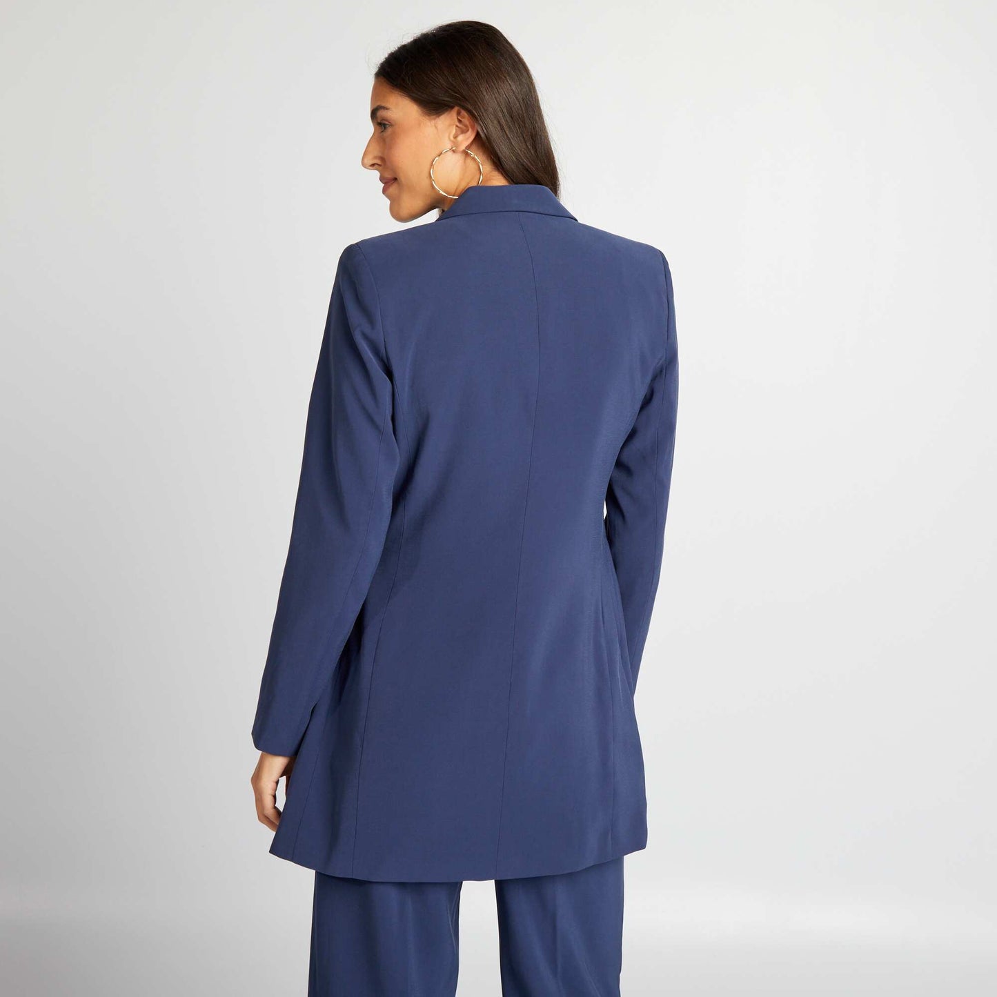 Belted tailored jacket BLUE