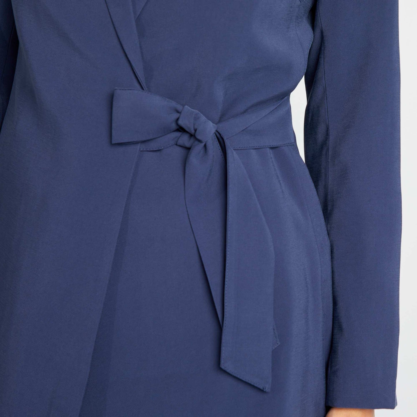 Belted tailored jacket BLUE