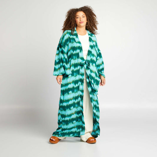 Long kimono GREEN