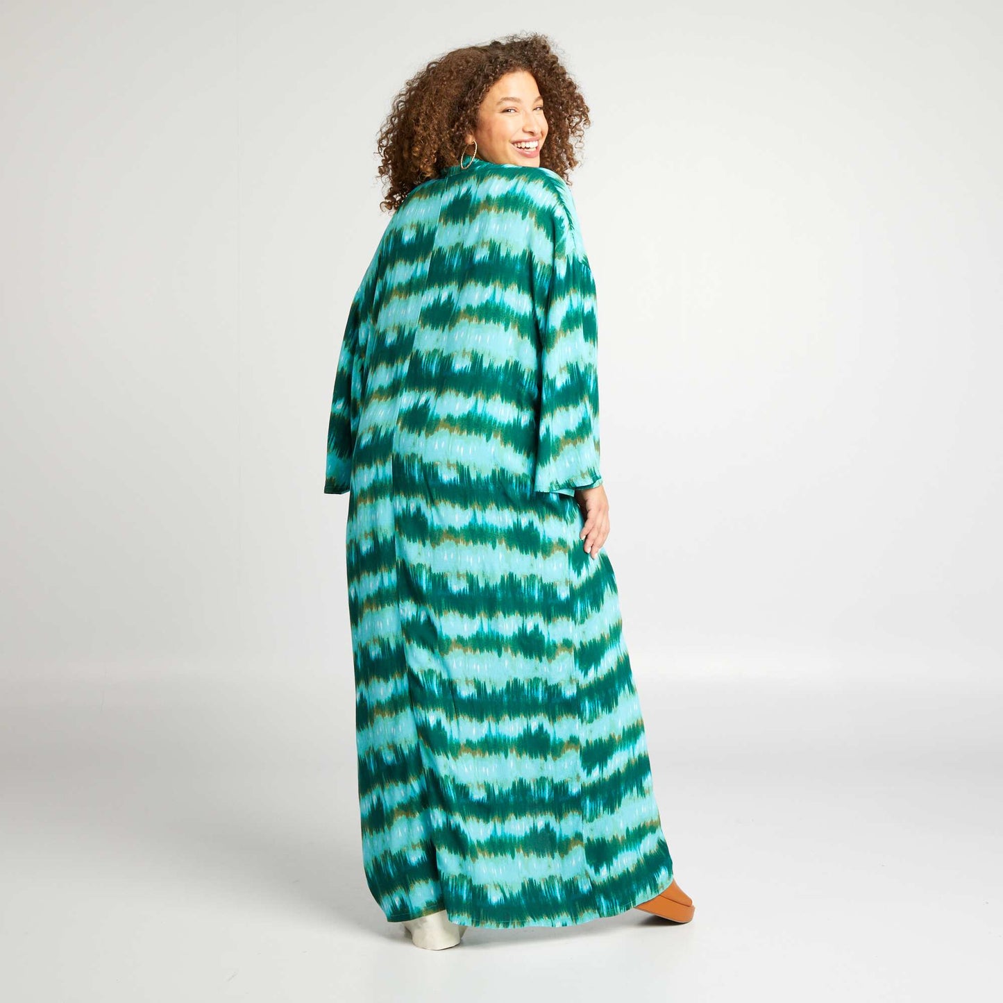 Long kimono GREEN