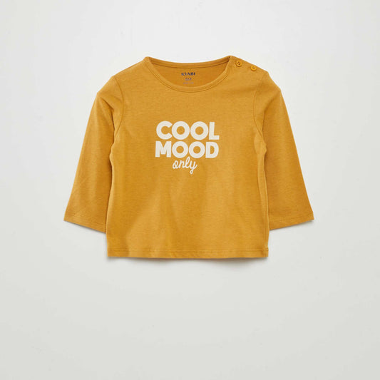 Slogan T-shirt YELLOW