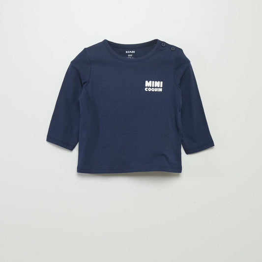 Slogan T-shirt BLUE