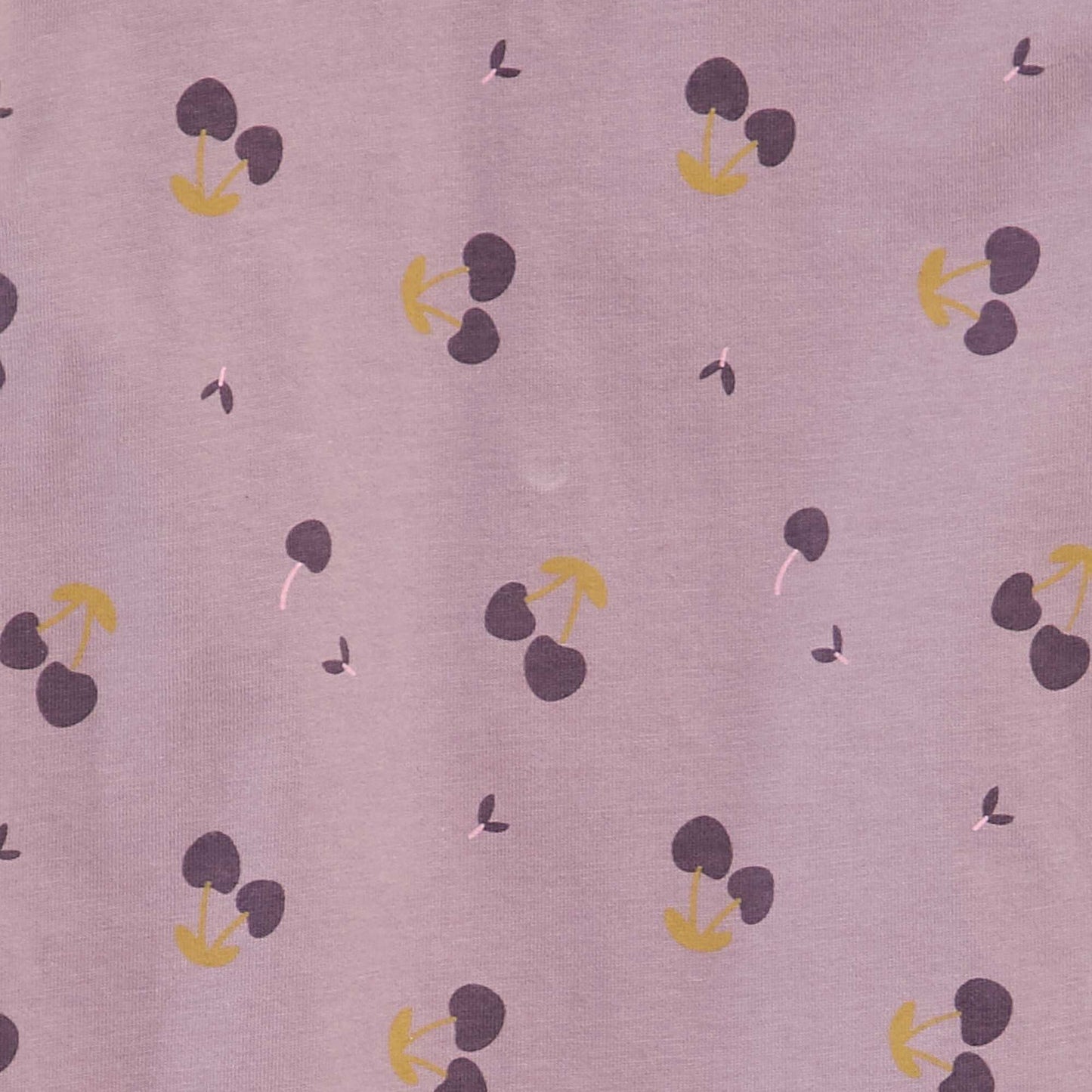 Printed sleepsuit with feet PURPLE