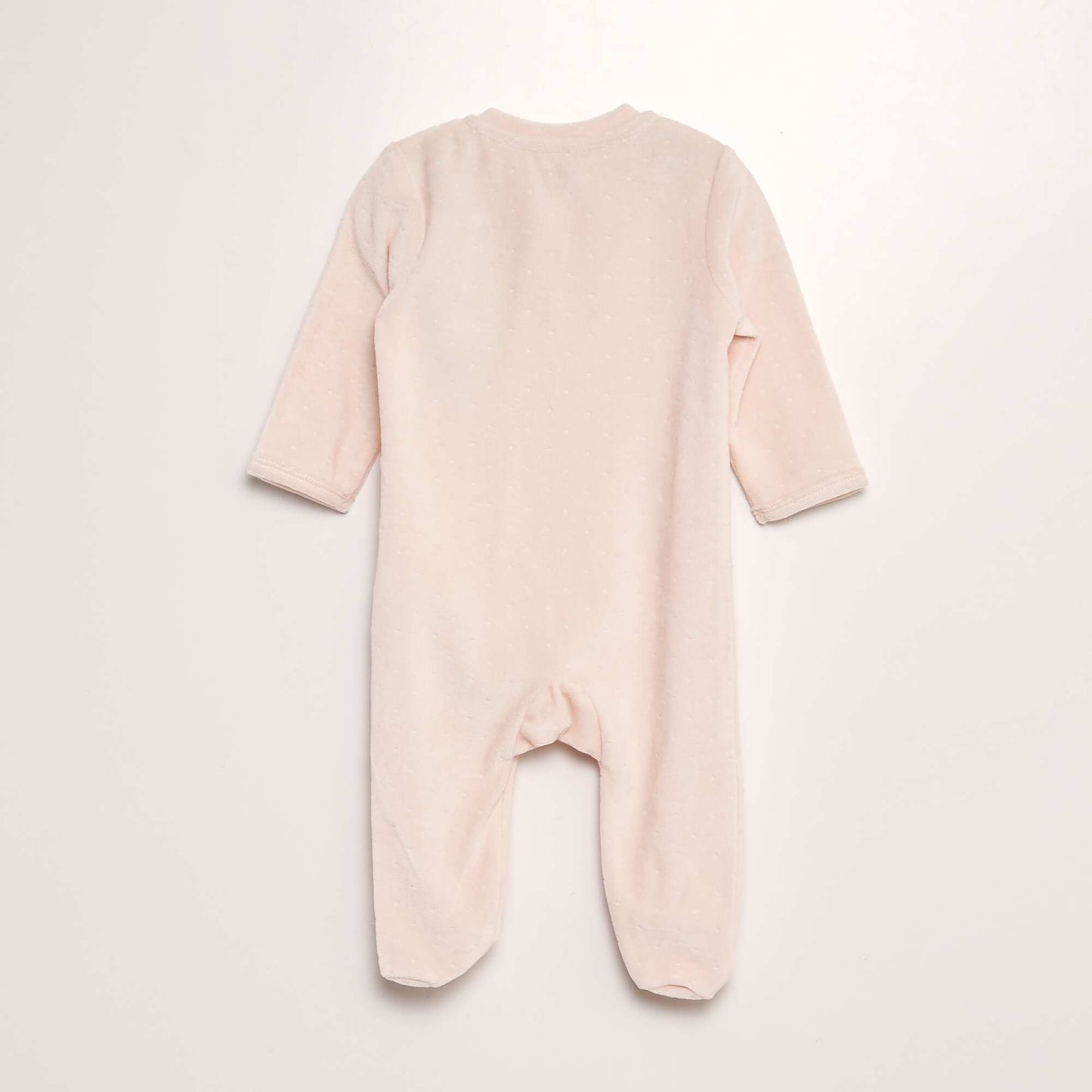 Velour sleepsuit PINK