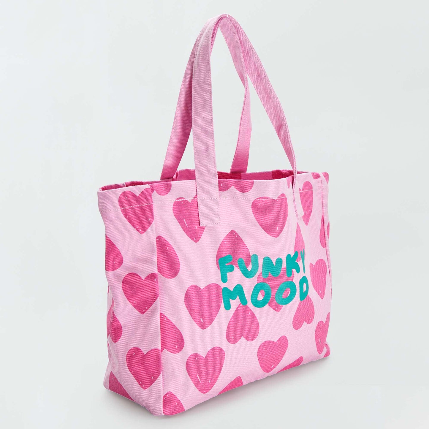 Canvas shopper PINK