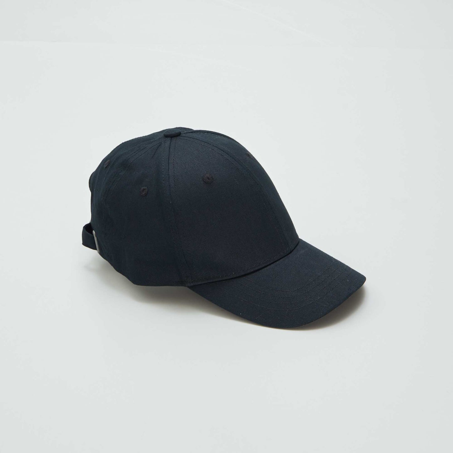 Basic baseball-style cap BLACK