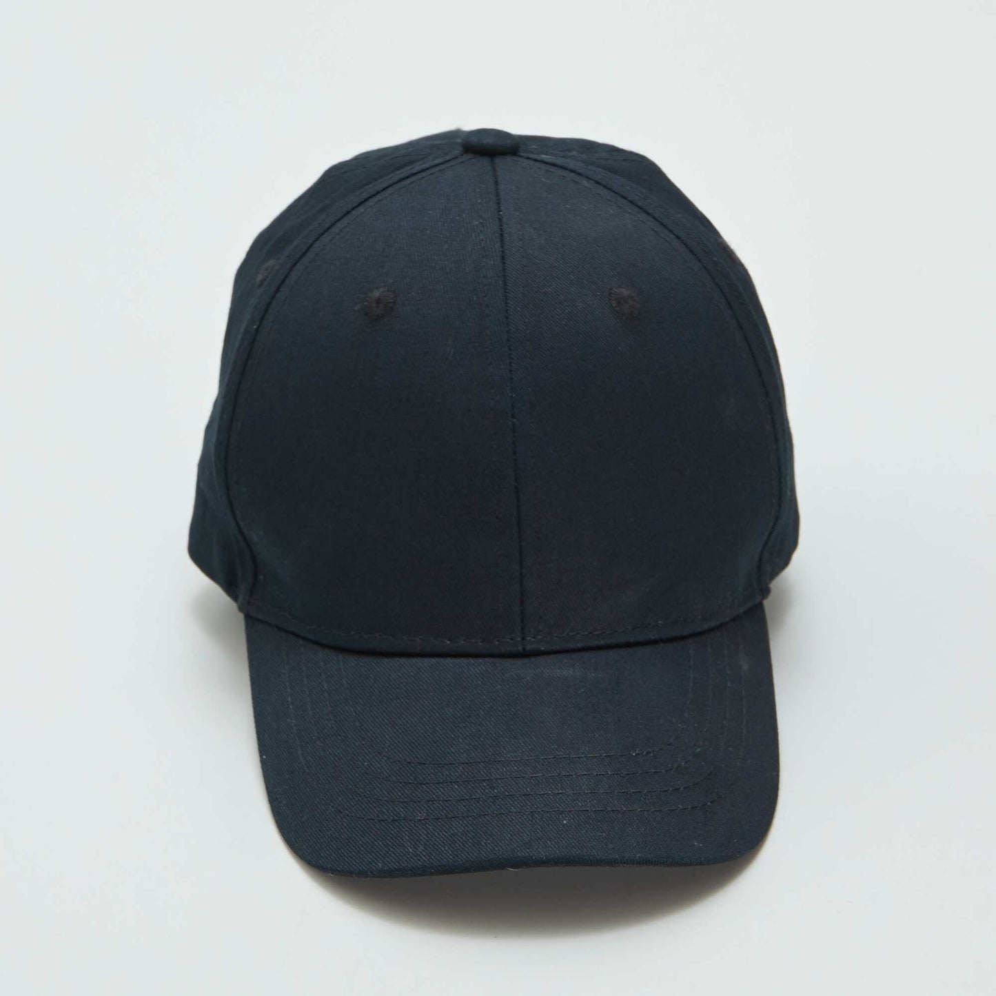 Basic baseball-style cap BLACK