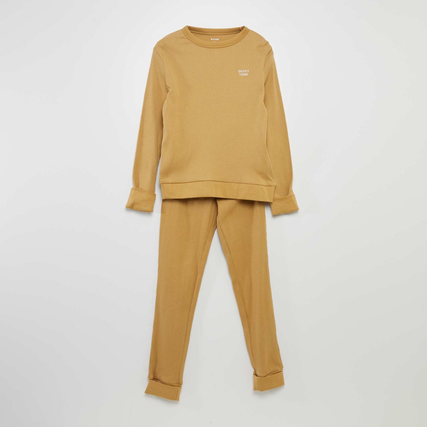 T-shirt + trousers pyjama set -Two-piece set BROWN