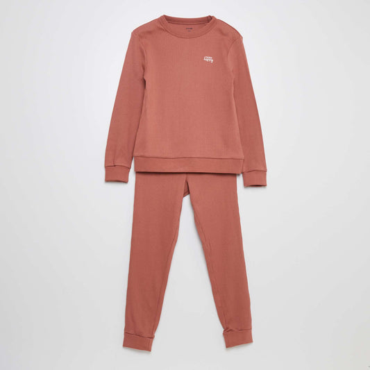 Two-piece pyjama set RED