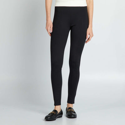 Milano knit long leggings black