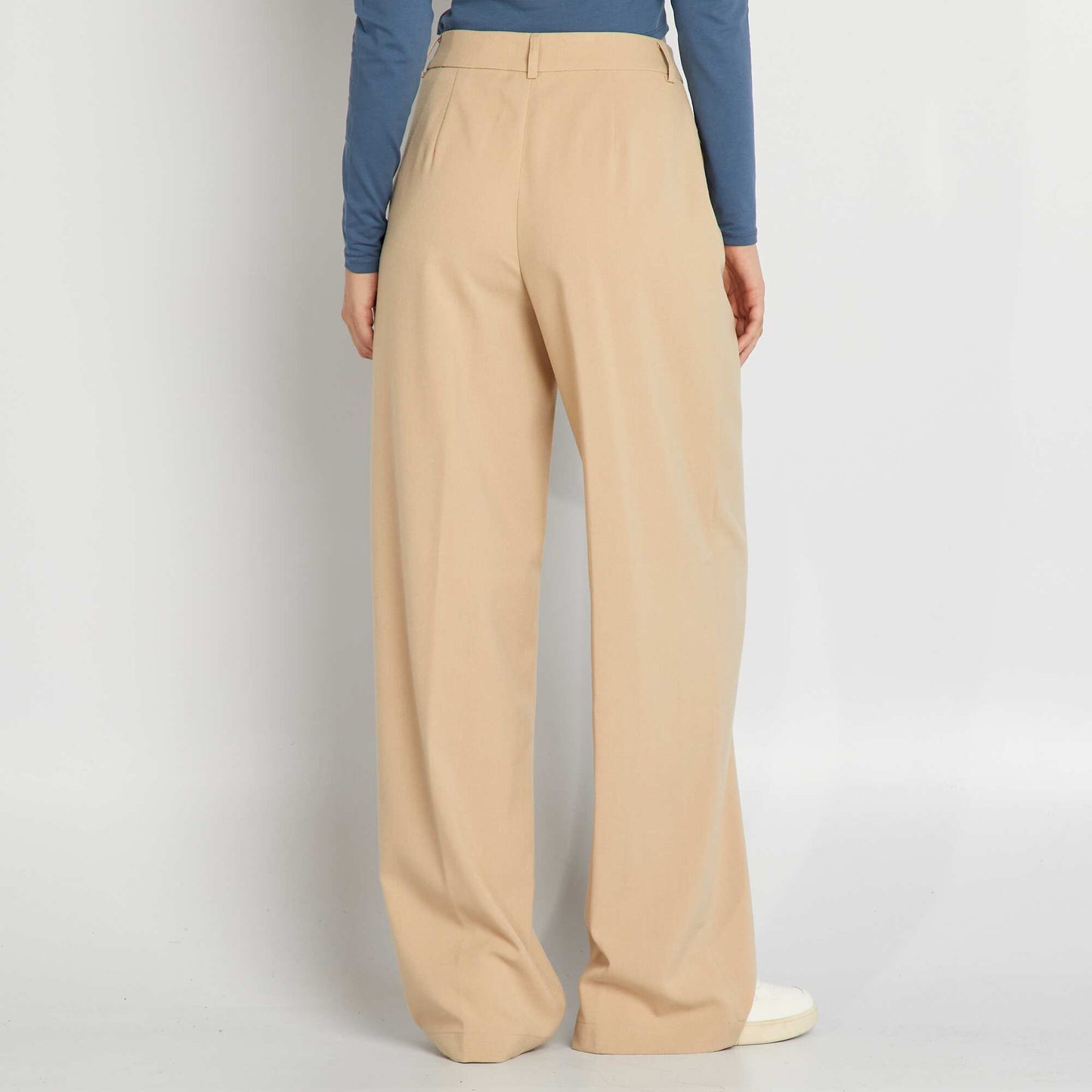 Wide-leg trousers BEIGE