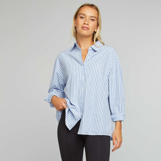 Basic poplin shirt WHITE