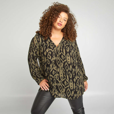 بلوزة سادة أسود