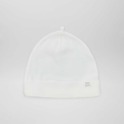 Pack of 2 newborn hats WHITE