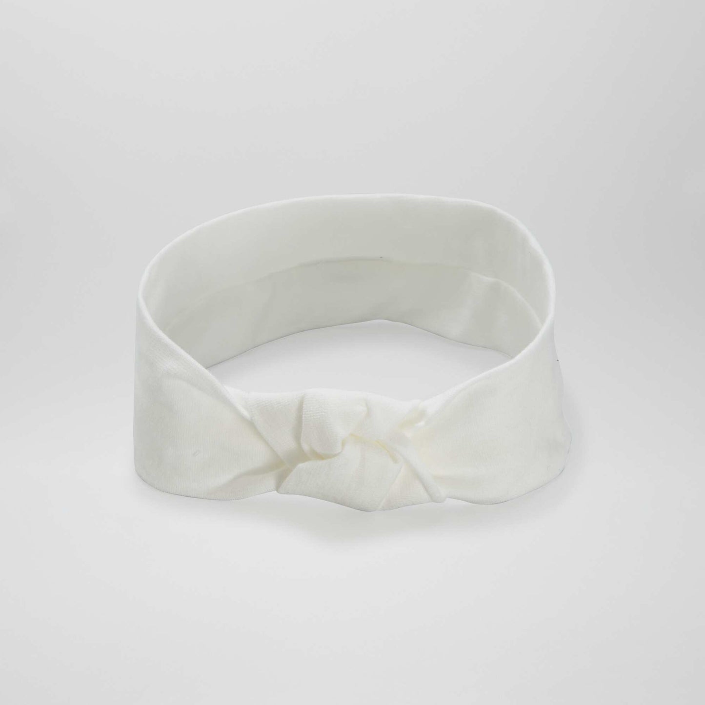 Pack of 2 headbands with bow WHITE