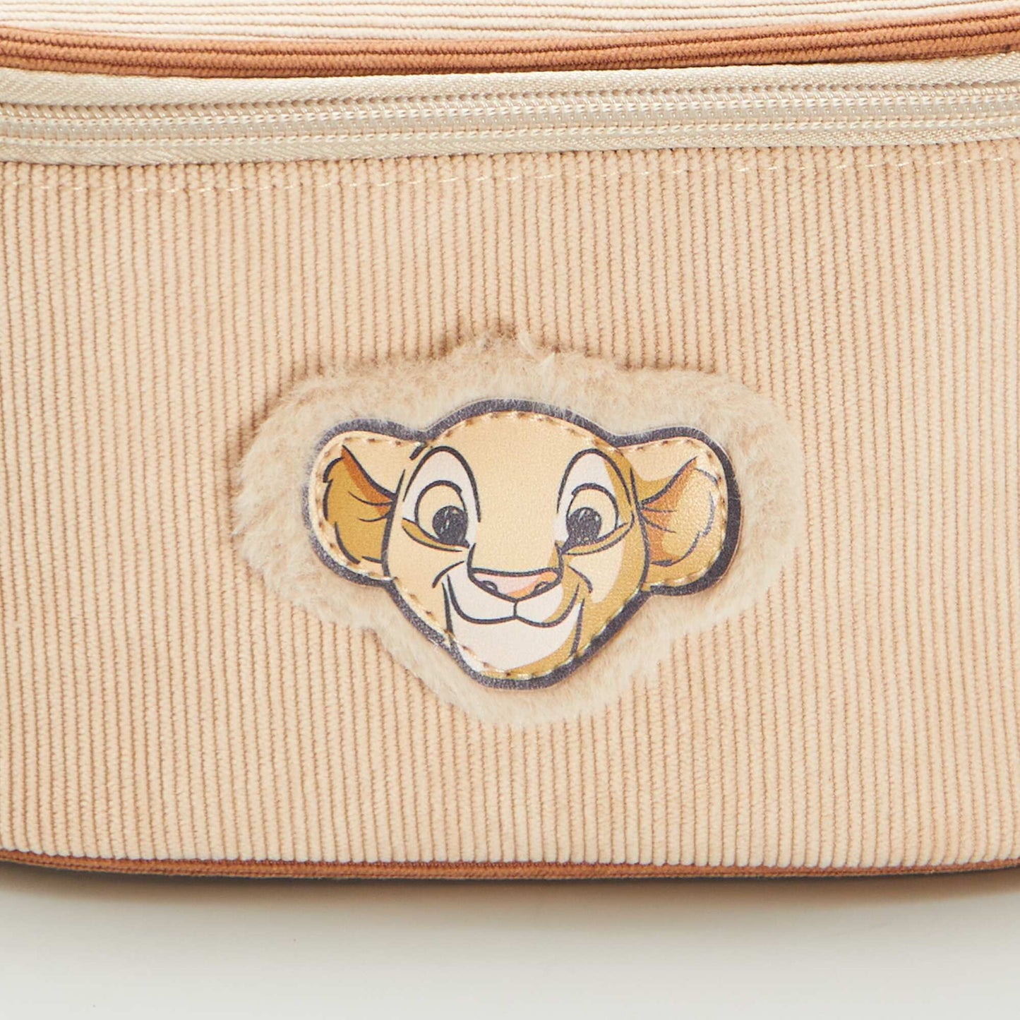 Disney Lion King Simba corduroy vanity case BROWN