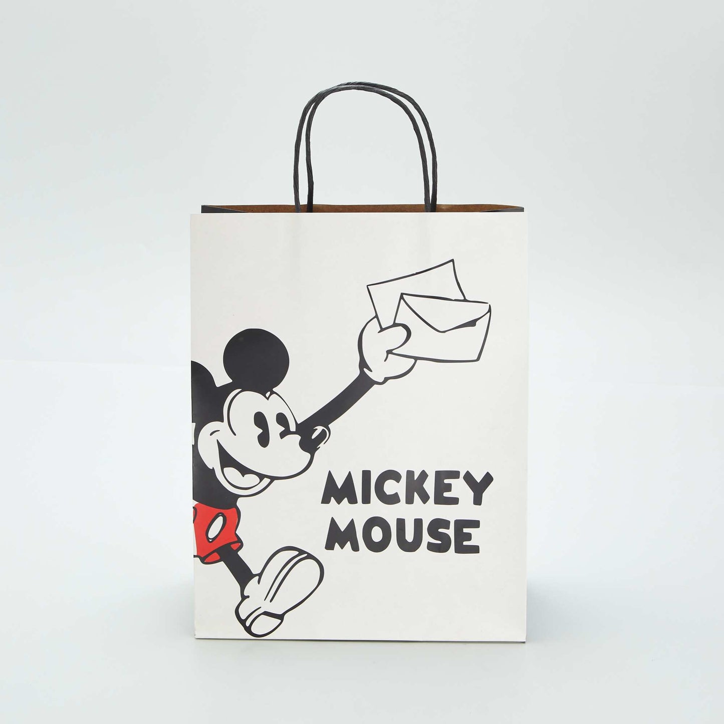 'Mickey' paper gift bag WHITE