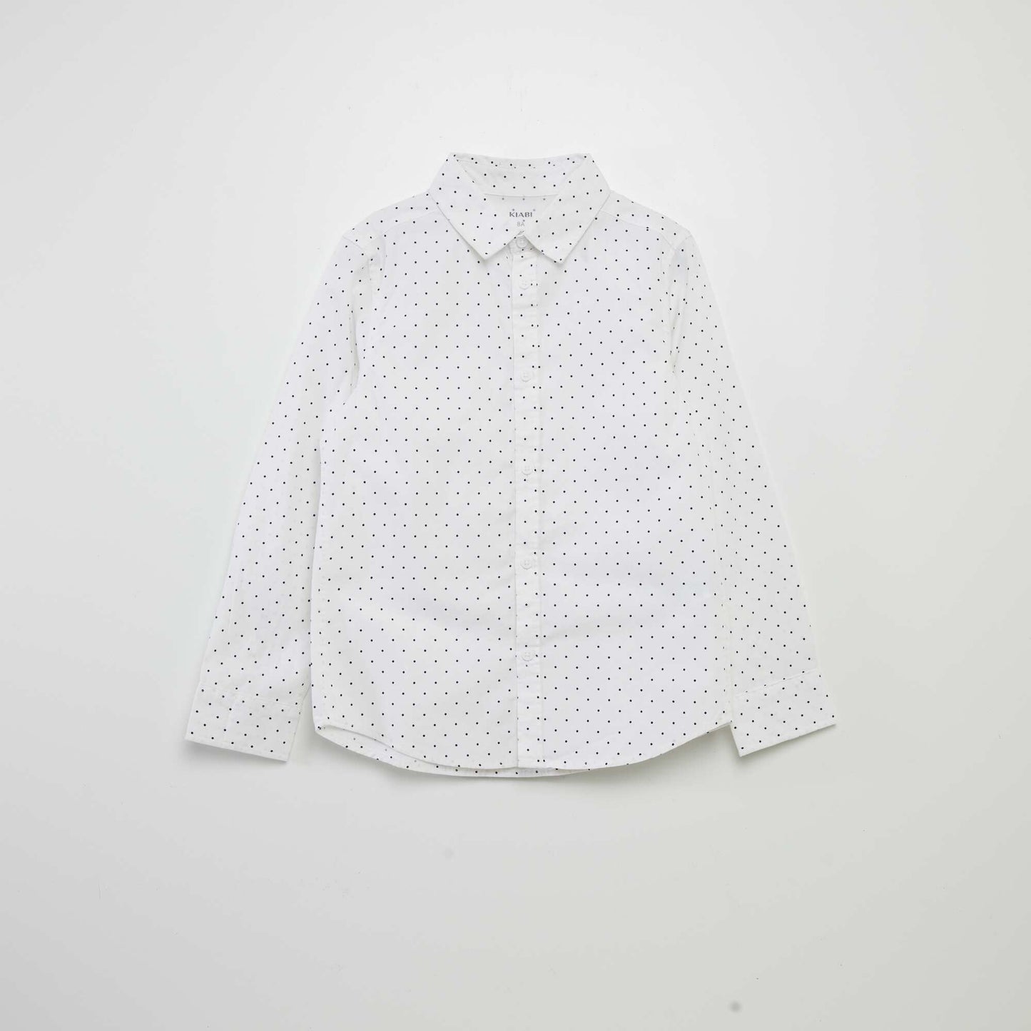 Printed poplin shirt WHITE