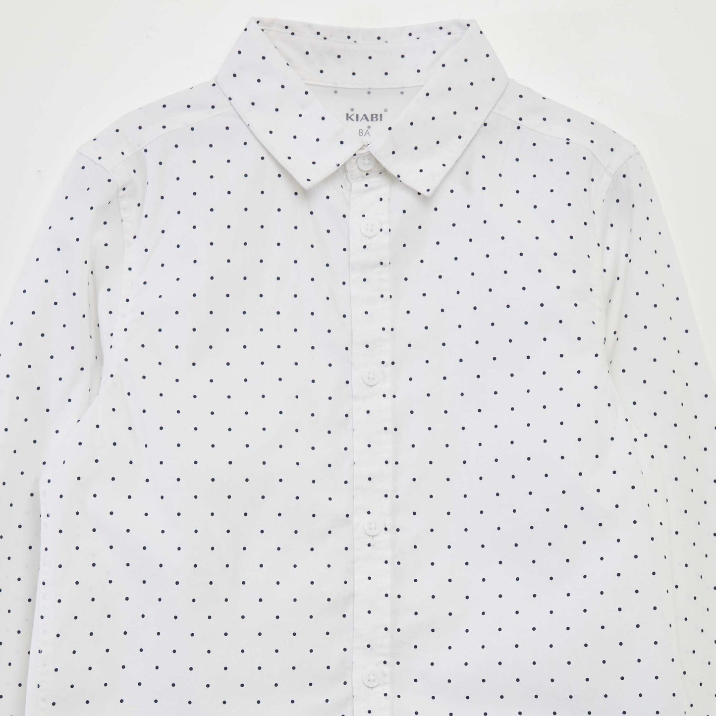 Printed poplin shirt WHITE