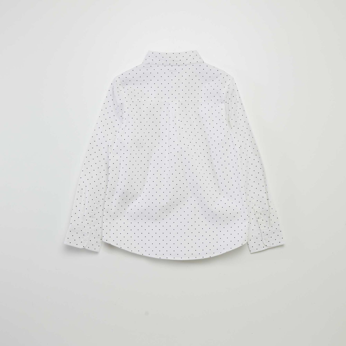 Printed poplin shirt WHITE