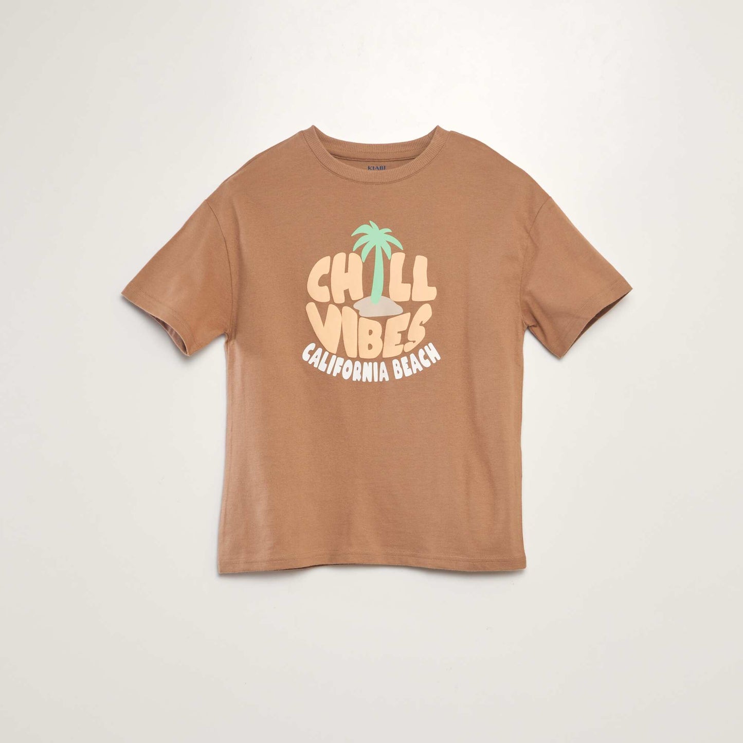 Printed T-shirt BEIGE